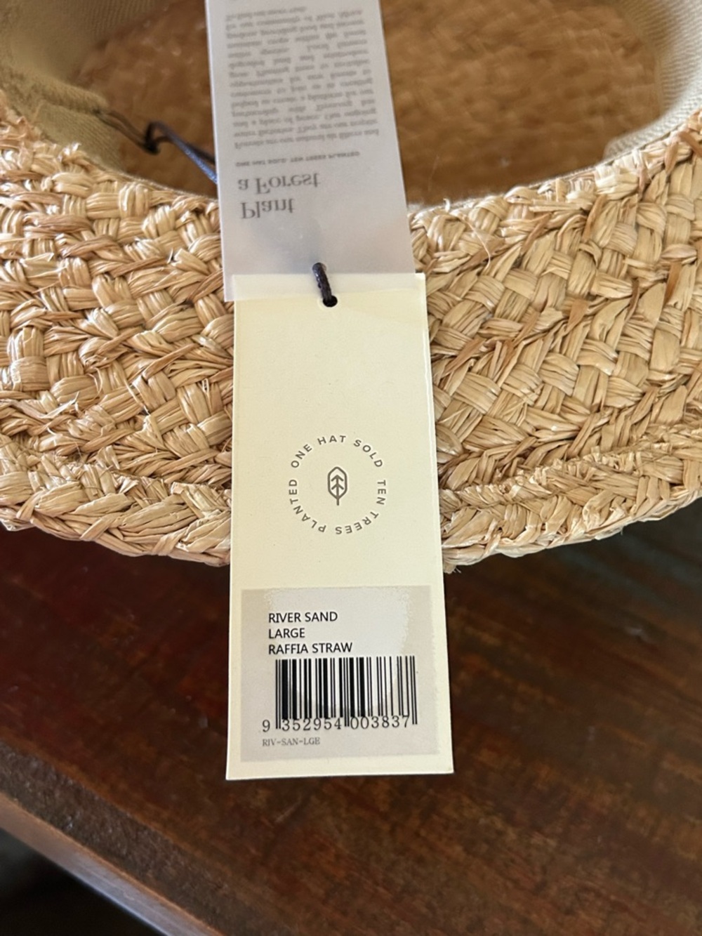 Will + Bear Raffia Straw Hat - Picture 3 of 4